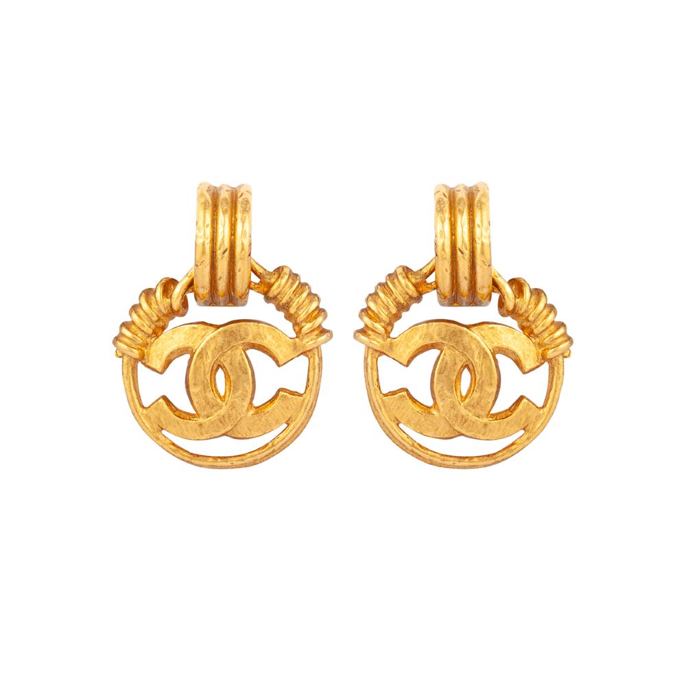 Chanel door knocker earrings Clearance