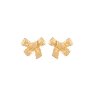 1980s Vintage Christian Dior Bow Earrings