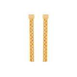 1980s Vintage Tassel Clip-On Earrings