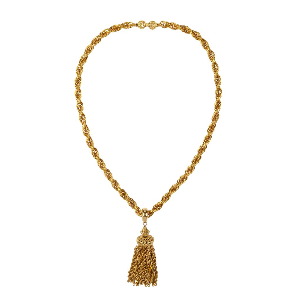 1970s Vintage Tassel Pendant
