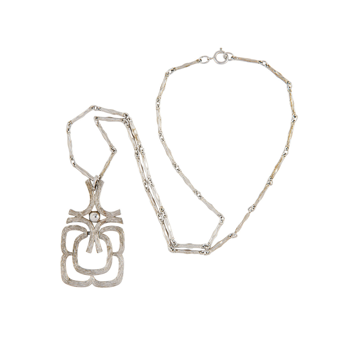 1960s Vintage Avon Stylised Floral Pendant
