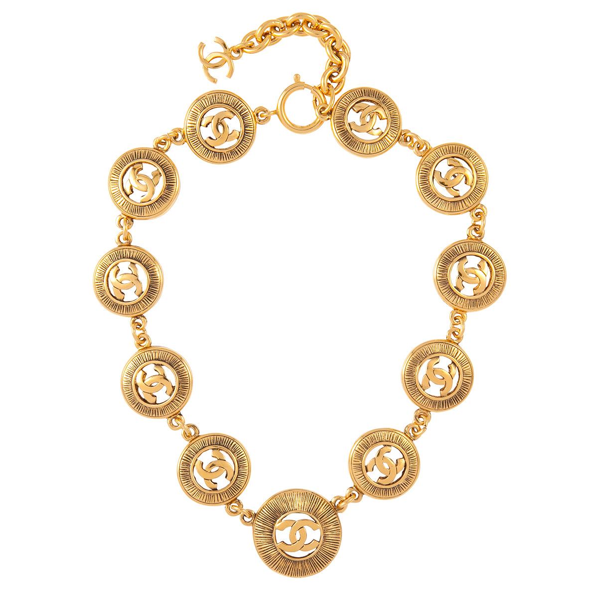 CHANEL
1980s Vintage Chanel Byzantine Coin Necklace