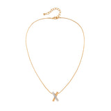 1980s Vintage Nina Ricci Criss-Cross Necklace
