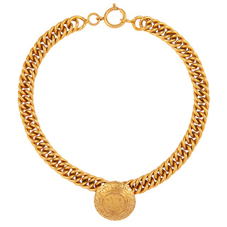 1980s Vintage Chanel Medallion Necklace