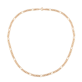 1990s Vintage 22ct Gold Plated Figaro Chain