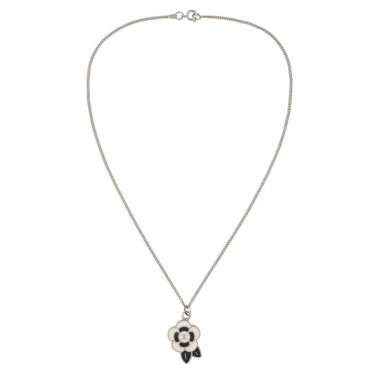 2005 Chanel Camellia Pendant Necklace