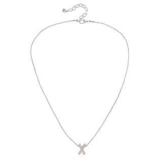 1990s Vintage Nina Ricci Criss Cross Necklace