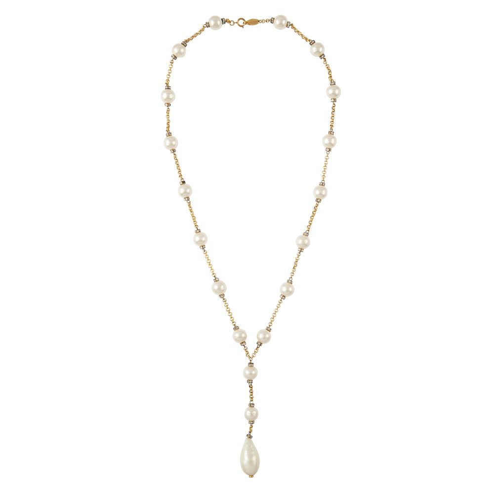 1980s Vintage Chanel Faux Pearl Necklace