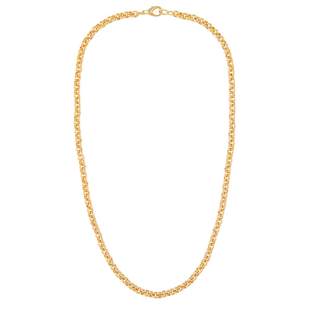 1990s Vintage Gold Plated Belcher Chain