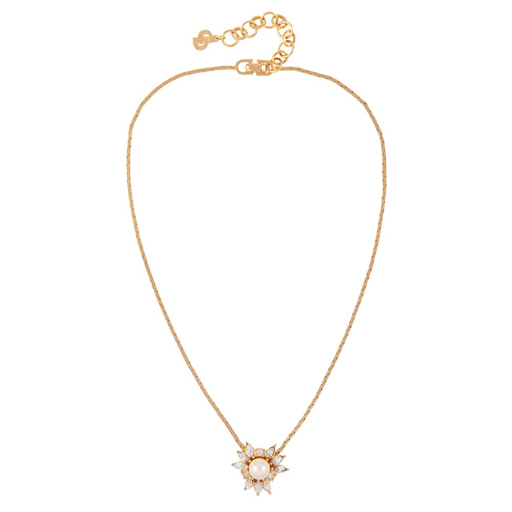 1980s Vintage Christian Dior Faux Pearl Pendant
