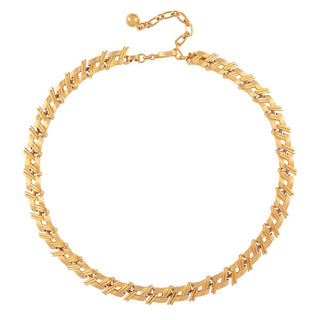 1960s Vintage Trifari Brushed Necklace