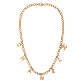 2002 Chanel Letter Charm Necklace