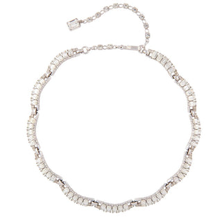 1960s Vintage Trifari Rhodium Plated Necklace As Seen In The Crown Season 6