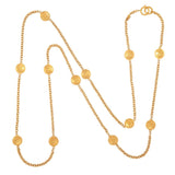A Rare 1980s Vintage Chanel Logo Necklace