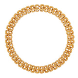 1970s Vintage Monet Articulated Collar Necklace