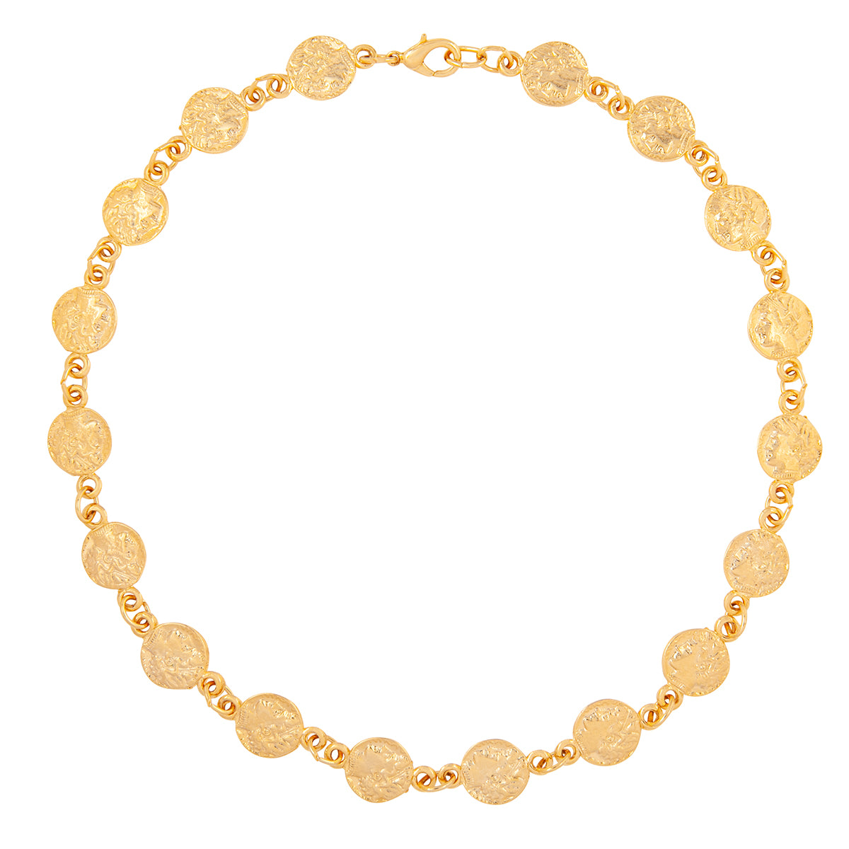 1990s Vintage Byzantine Coin Necklace