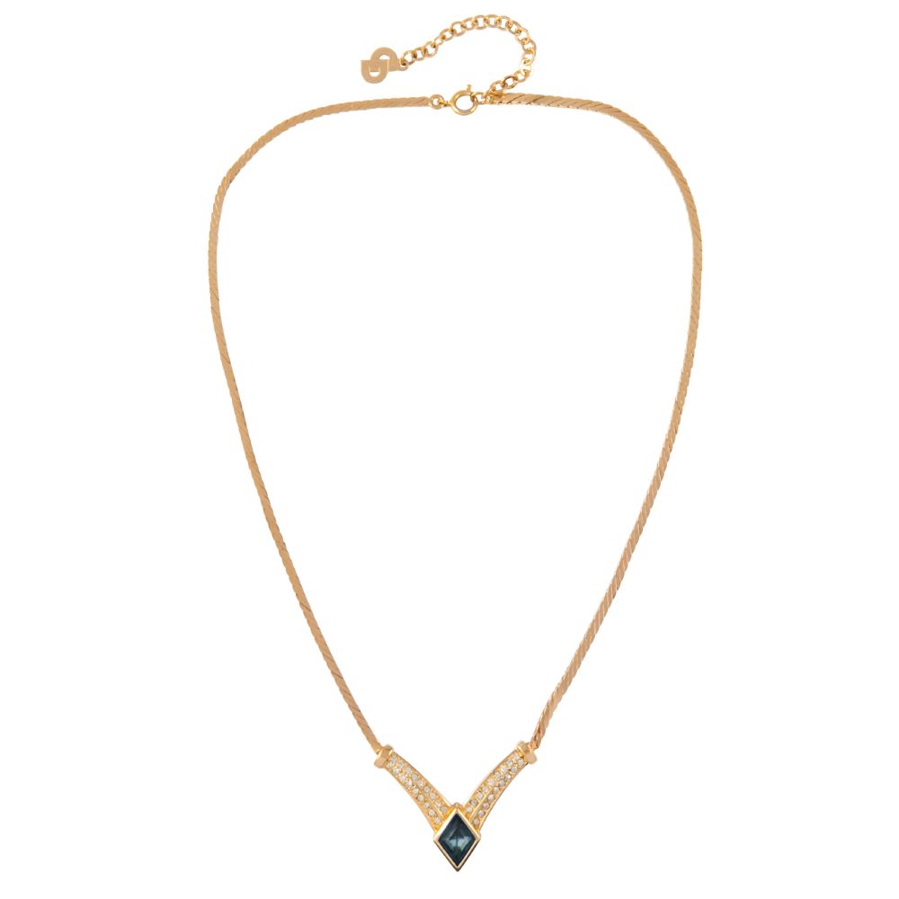Stunning Christian Dior Chain Scarf Necklace  HouseOfHummingbird