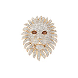 1980s Vintage Attwood & Sawyer Lion Brooch