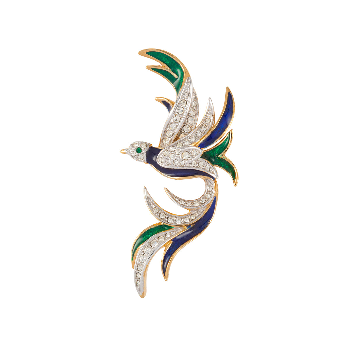 1970s Attwood & Sawyer Bird of Paradise Brooch