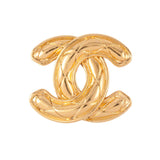 1980s Vintage Statement Chanel Quilted Brooch