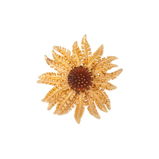 1960s Vintage Sarah Coventry Sunflower Brooch
