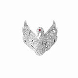 1980s Vintage Attwood & Sawyer Swan Brooch
