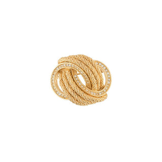 1980s Vintage Christian Dior Knot Brooch