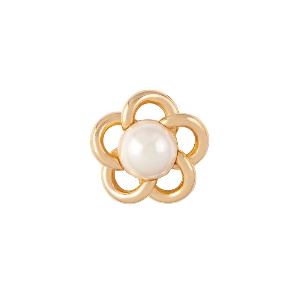 1980s Vintage Christian Dior Flower Brooch