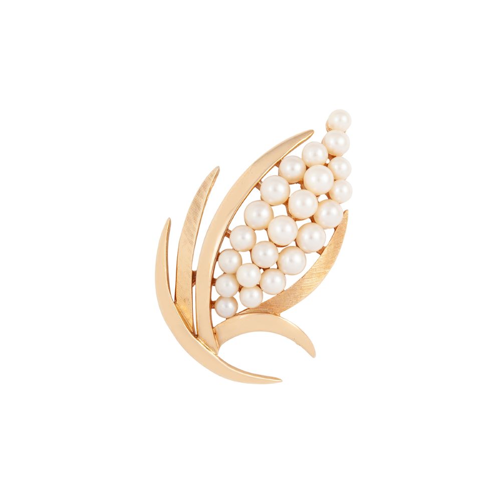 1960s Vintage Stylised Brooch