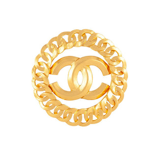 1996 Rare Vintage Chanel Logo Brooch