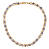 1980s Vintage D'Orlan Faux Amethyst Necklace
